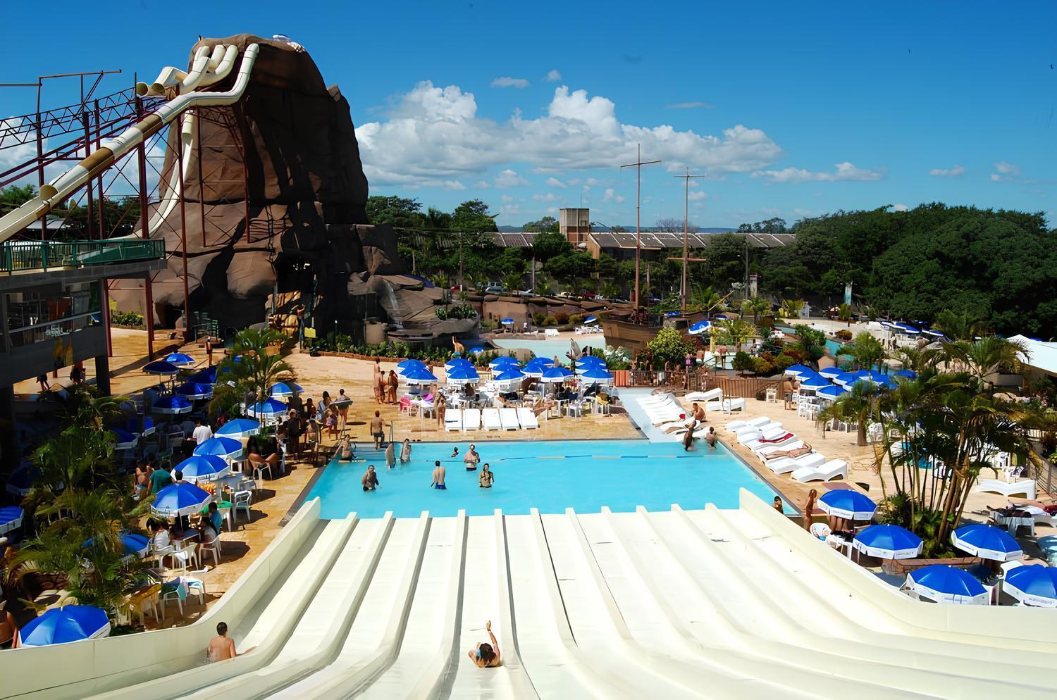 Apartamento Piazza Diroma Com Acesso Ao Acqua Park Caldas Novas Exterior foto